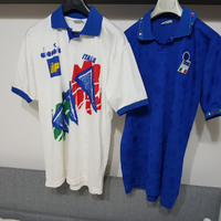 Maglie calcio anni 90 Italia Germania e sciarpa