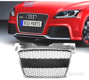 GRIGLIA PER AUDI TT 06-12 LOOK RS COLORE ARGENTO