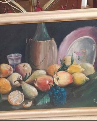 Dipinto natura morta Rodolfo Zito 75x45 cm 