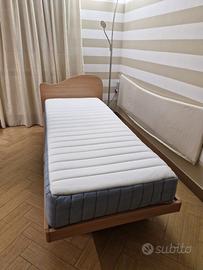 Letto singolo colombini+materasso Ikea