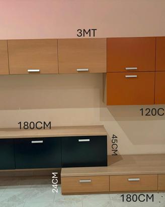 Parete attrezzata IKEA - come nuova,design moderno