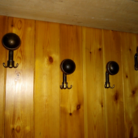 Appendiabiti con pomello e ganci