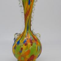 Vaso Murano colorato Fratelli Toso Vetro soffiato