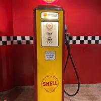 Pompa di benzina Shell, America, anni '50
