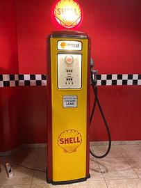 Pompa di benzina Shell, America, anni '50