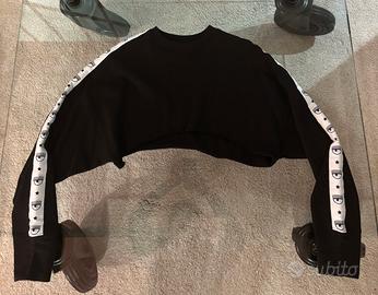 Felpa cropped Chara Ferragni Originale Taglia S