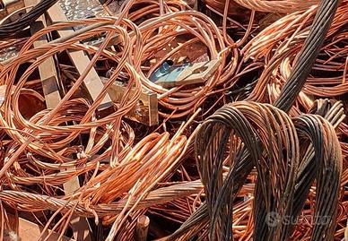 rame ottone cavi metalli pagamento contanti