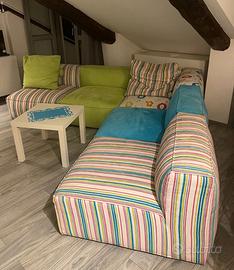 Divano componibile 5 posti eccellente stato