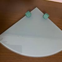 Mensola mensolina angolare vetro