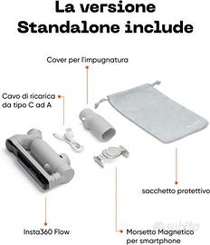 Insta360 Flow gimbal stabilizza treppiede selfie