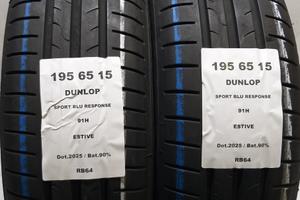 2 GOMME 195 65 15 DUNLOP RB64