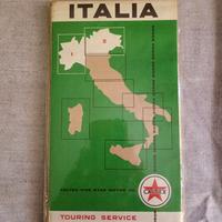 Cartine Geografiche Italia Caltex Touring 1965