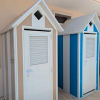 Cabine spogliatoio per piscina o giardino