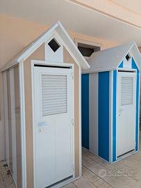 Cabine spogliatoio per piscina o giardino