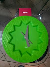 Orologio parete Kartell Crystal Palace verde 