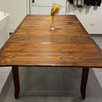 Tavolo antico da osteria restaurato