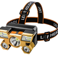 Torcia Frontale ricaricabile USB