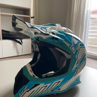 Casco Airoh Bianco Azzurro