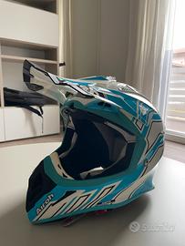 Casco Airoh Bianco Azzurro