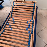 Letto singolo ortopedico con materasso