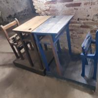 Raro banco scolastico Siciliano primi del '900