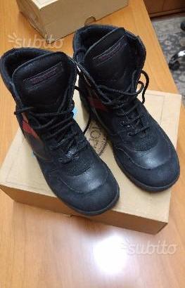 Stivaletti in pelle e camoscio