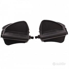 Coppia pedali cyclette marca Union con cinturini