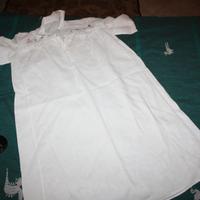 Camicia da notte bambina vintage manica corta