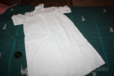 Camicia da notte bambina vintage manica corta