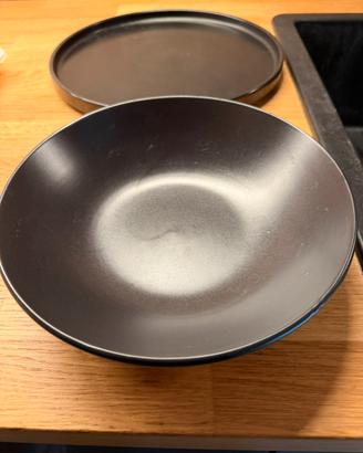 Set piatti Terraglia Neri - pure living