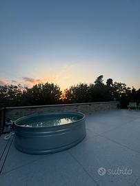 PISCINA DESIGN ACCIAIO