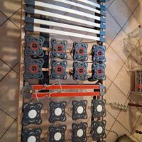 Rete elettrica e materasso singolo