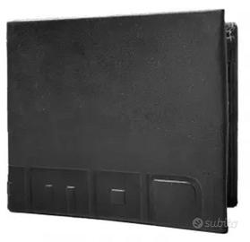 Portafoglio uomo nero momodesign Linea Calf Belt 