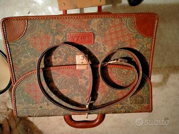 Set valigia e borsa 24 h donna marca Ibiza anni 90