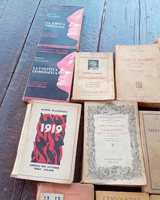 Libri anni primi del Novecento
