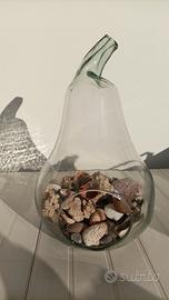 Vaso in vetro Pera