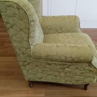 Poltrona in puro cotone con tessuto sfoderabile