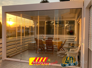 CHIUSURA A VETRI per pergole