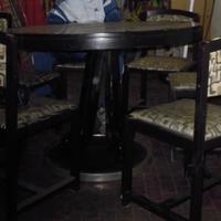 Tavolo rotondo legno pregiato