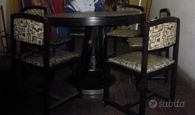 Tavolo rotondo legno pregiato