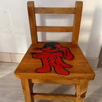 Sedia per bimbi in legno