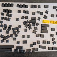 Keycaps Gentleman pbt Nero giallo 