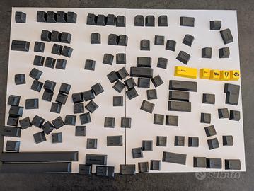 Keycaps Gentleman pbt Nero giallo 