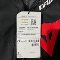 Giacca Moto in Pelle Dainese SPORTIVA Nero