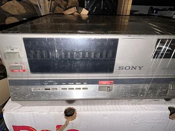 Videoregistratore vintage sony betamax sl-c6 ok