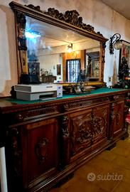 soggiorno con libreria 