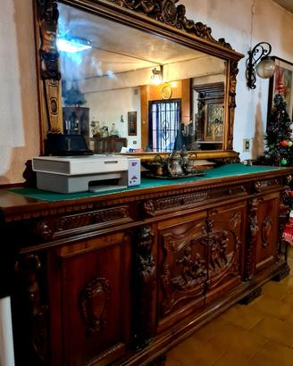 soggiorno con libreria 