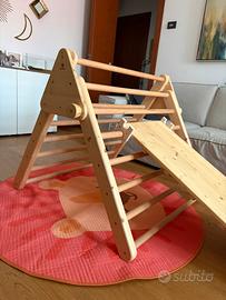 Triangolo pikler in legno