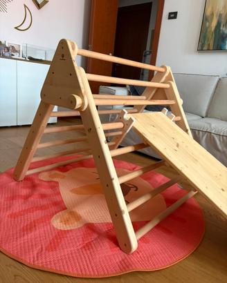 Triangolo pikler in legno
