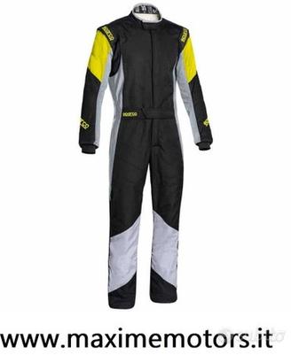 Tuta SPARCO GRIP RS-4 nera/gialla nuova rally